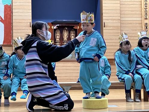 【おまいりと誕生会】