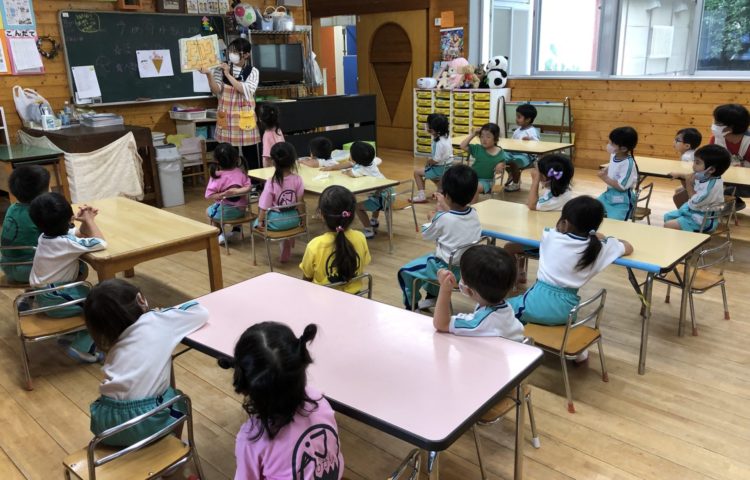 【年少組の保育参観がありました】