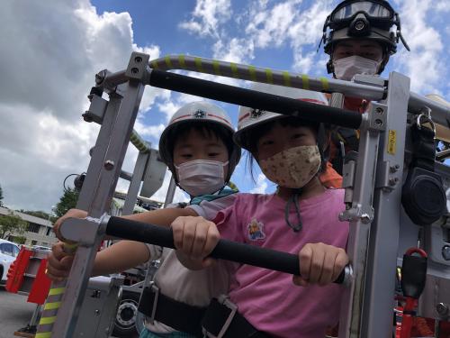 【年長組消防署見学🚒🚑】