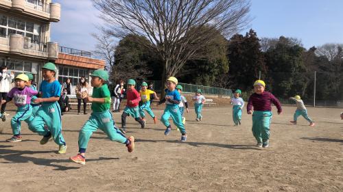 【年長組のマラソン大会】