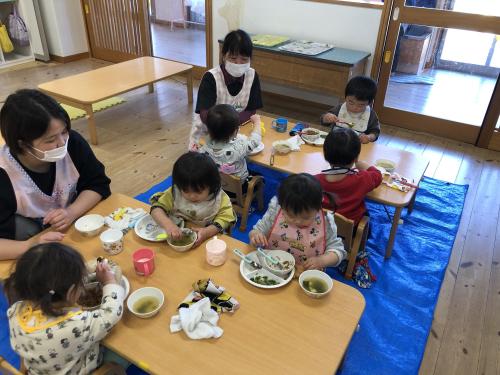 【乳児部：慣れたかな？】