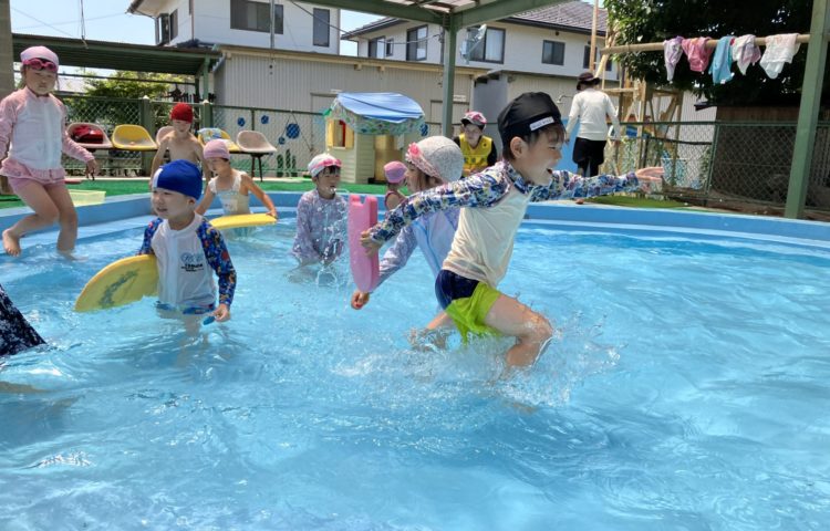 【今日もプールで水遊び💦💦】