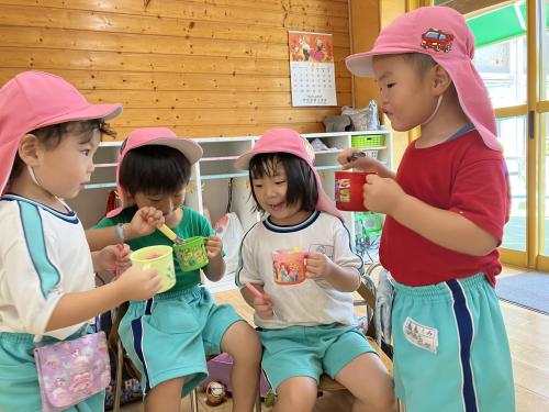【年少組の登園日】