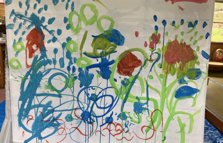 【未就園児教室】絵の具あそび