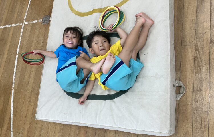 体育館遊び♪