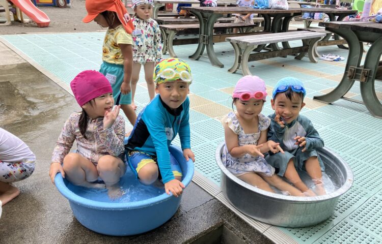 【冷たい　でも楽しい💦🚿】