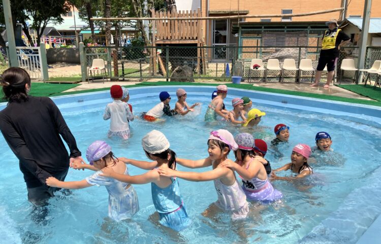 【水遊び最高！！】